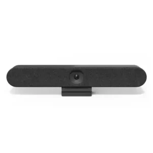 Sistema de Videoconferência All-In-One Logitech Rally Bar Huddle (960-001500) Câmera UltraHD 4K, Zoom 4X, Áudio integrado, Conexões HDMI / USB, Comunicação WiFi e Rede Gigabit, Grafite, Bivolt, Para salas pequenas, Garantia 2 anos